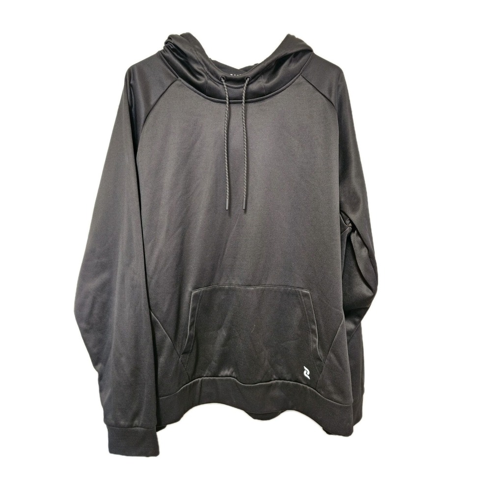 Zelos Mens Sweatshirt Hoodie XL Black Hooded Drawstring Long Sleeve Warm Cozy